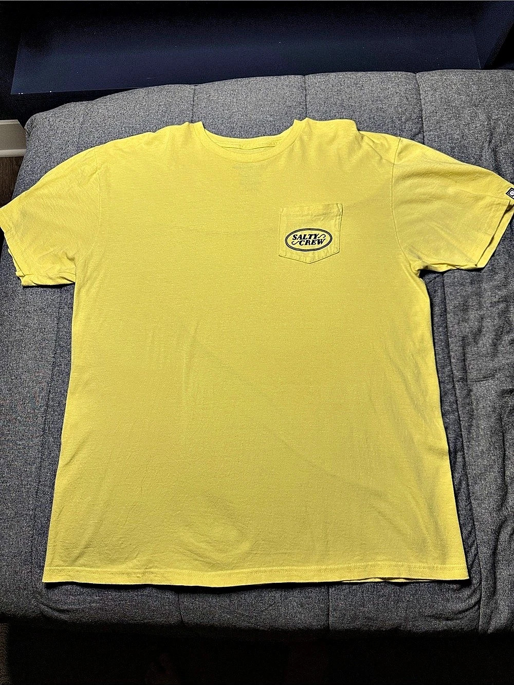 Salty Crew Classic Short Sleeve Tee in Yellow Size XL